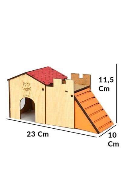 Flip Hamster Evi Tek Katlı