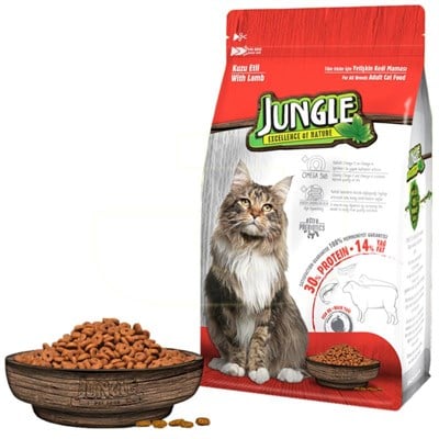 Jungle Kuzu Etli Yetişkin Kedi Maması 500 G
