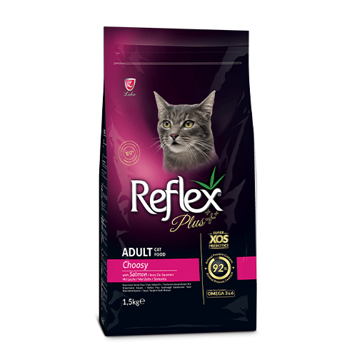 Reflex Plus Choosy Somonlu Yetişkin Kedi Maması 1.5 KG
