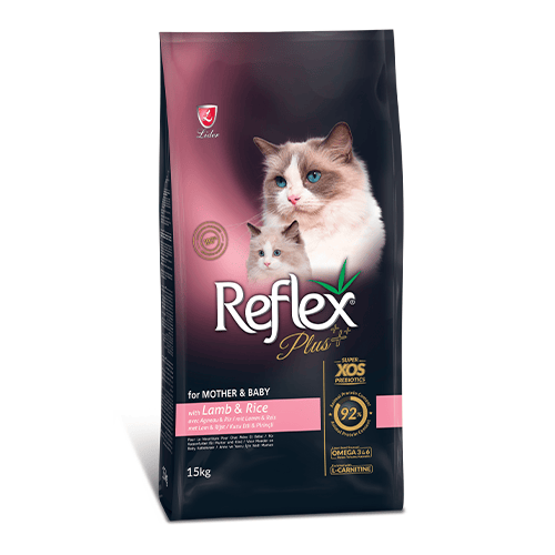 Reflex Plus Mother & Babycat Kuzu Etli ve Pirinçli Yavru Kedi Maması 15 kg