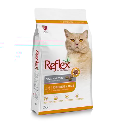 Reflex Tavuklu Pirinçli Yetişkin Kedi Maması 2 KG