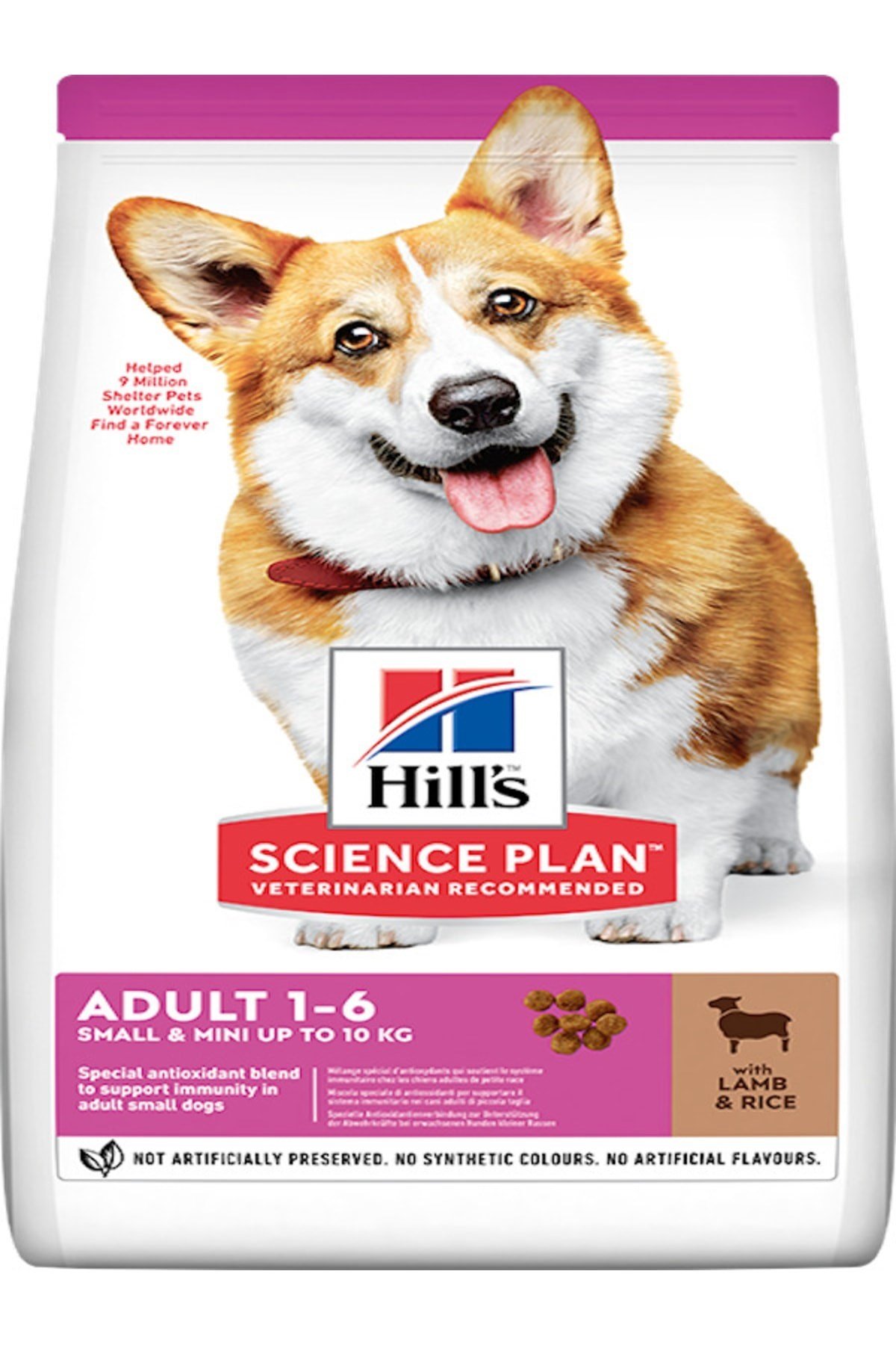 Small Mini Kuzulu Pirinçli Yetişkin Köpek Maması 1,5 kg