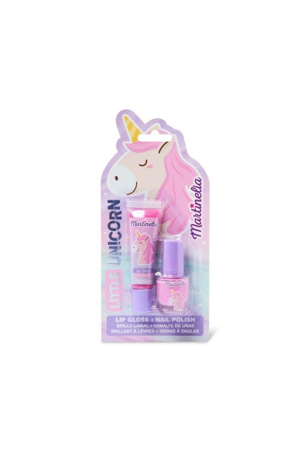 Çok Renkli  Liltle Unicorn Kız Çocuk 2li Makyaj Seti