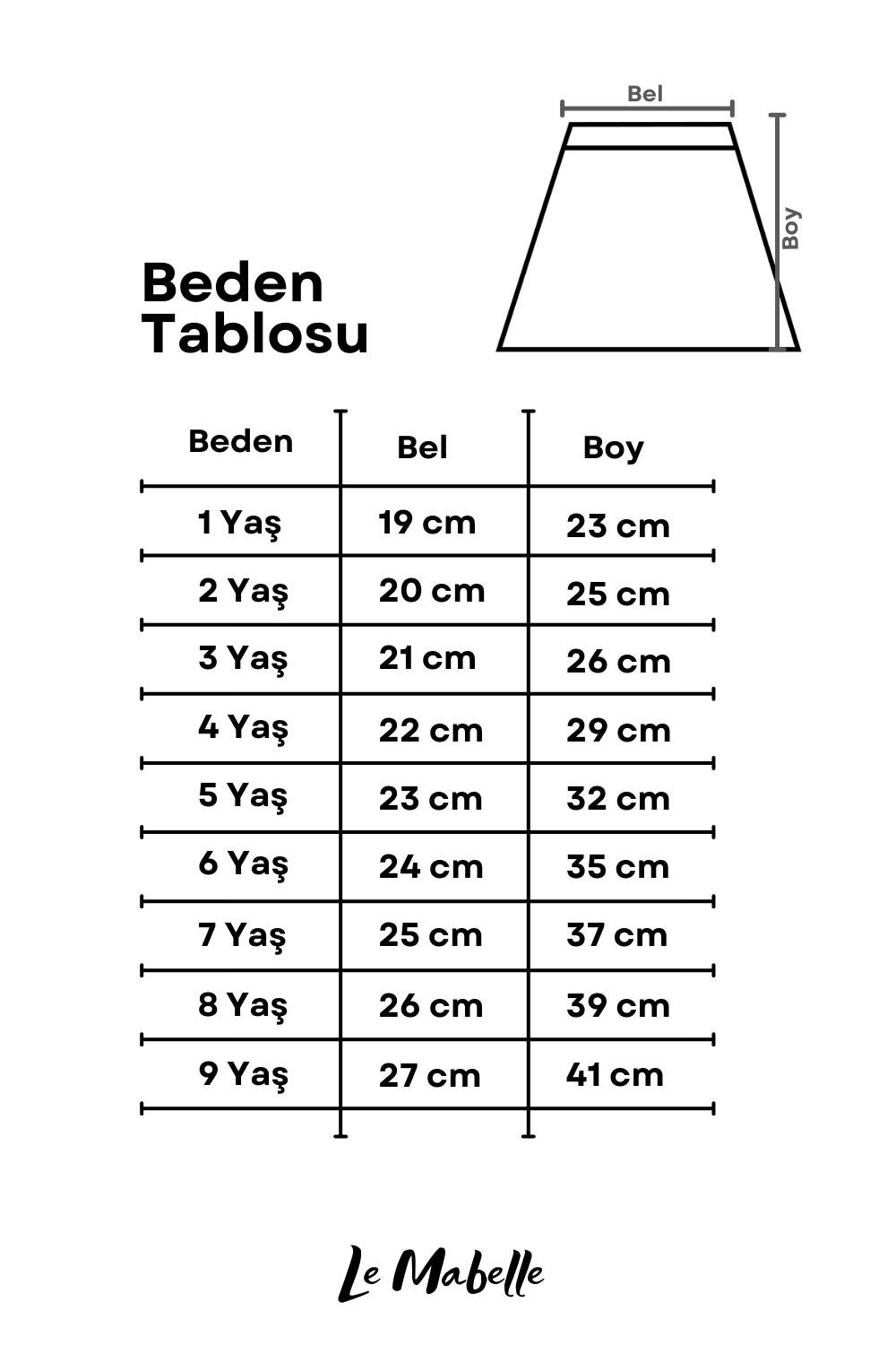 Kırmızı  Kız Çocuk Tütü Etek - Bonita