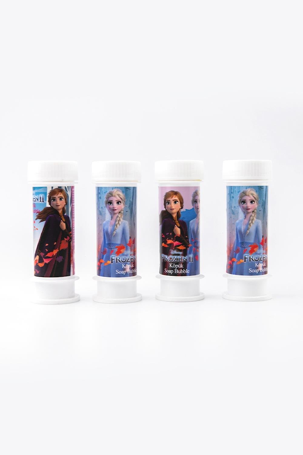 Mavi  Elsa Temalı 4lü Köpük Balon Set