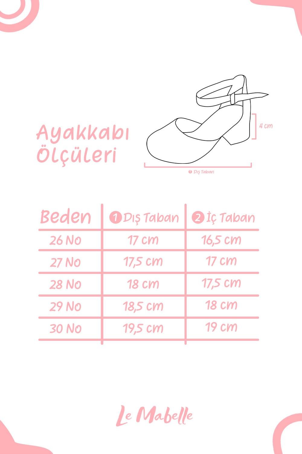 Pembe  Simli Topuklu Kız Çocuk Ayakkabı