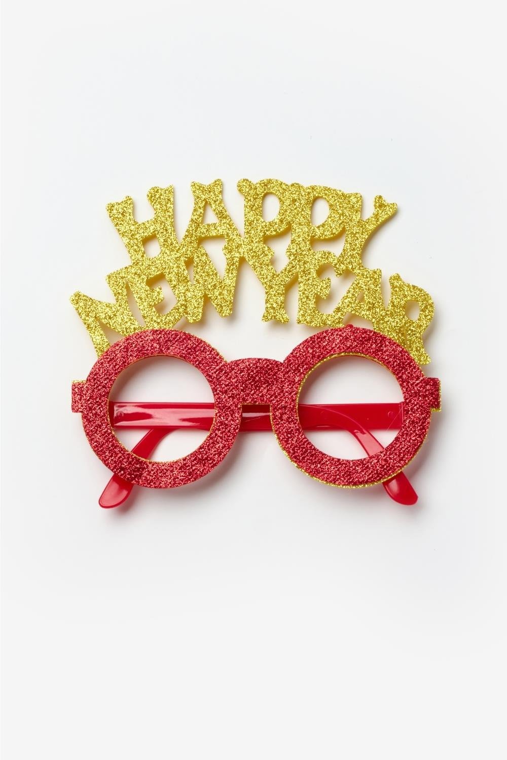 Sarı  Happy New Year Çocuk Yılbaşı Parti Gözlüğü