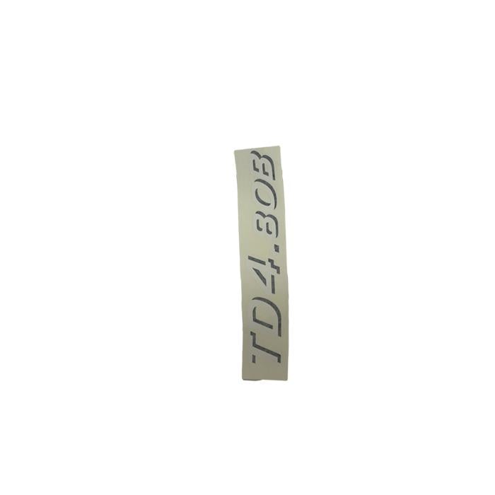 TD4.80B MODEL ETİKETİ