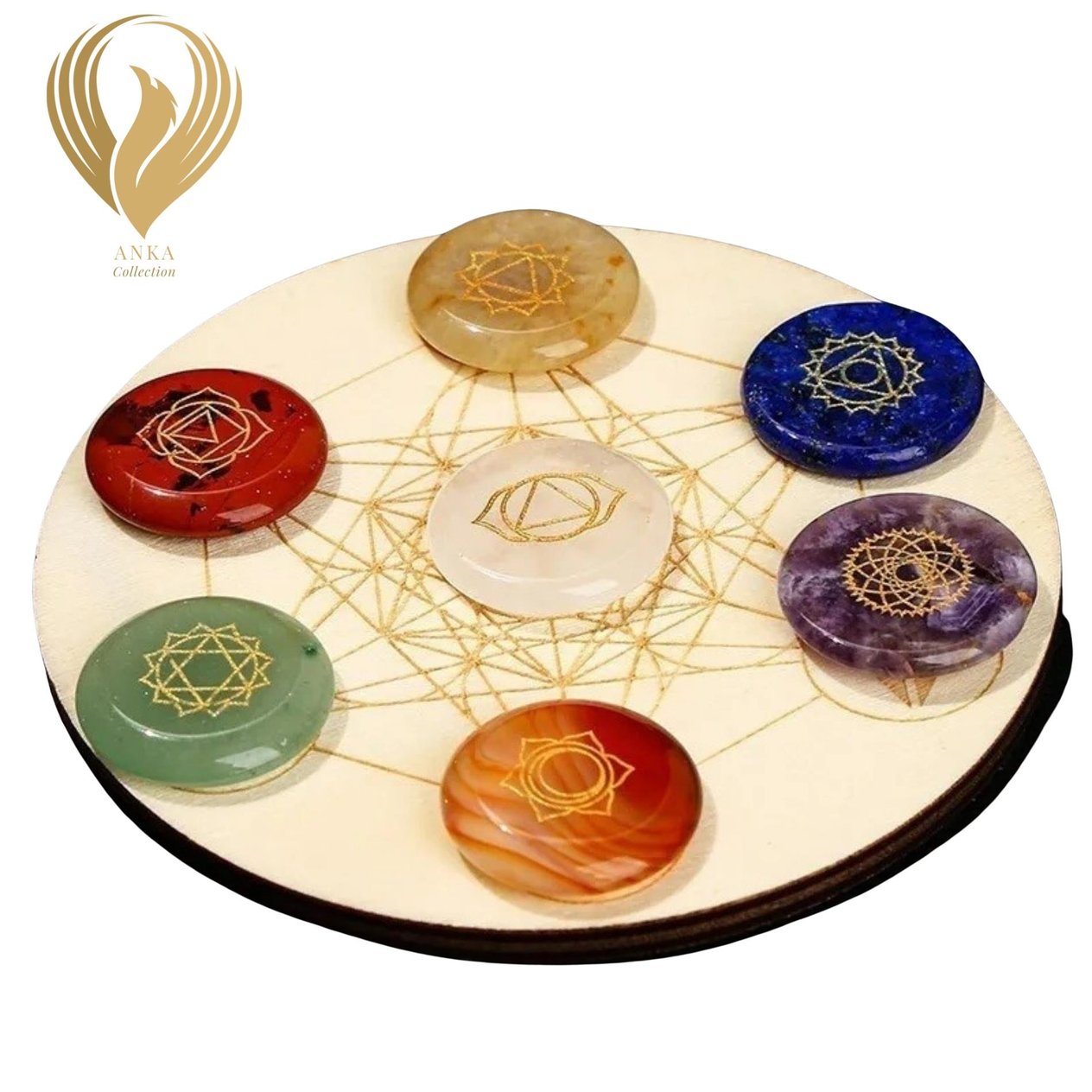 7 Çakra Doğal Taş Reiki Seti