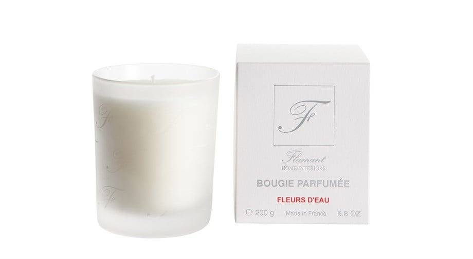 PARFUMED CANDLE LIN FLEURS DEAU W 7,5X9H