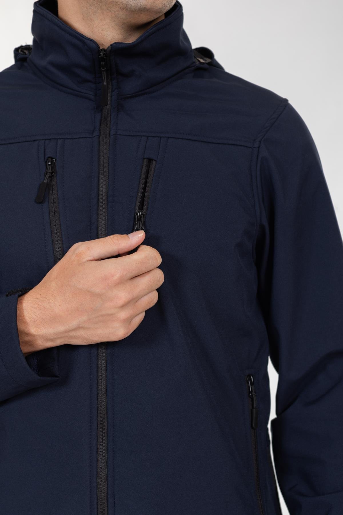 AKN 01 TAKTİK SOFTSHELL MONT LACİVERT
