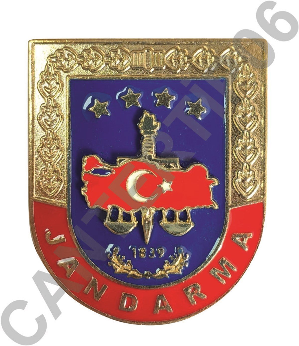 Jandarma Harici Bayan Metal Gögüs Bröve