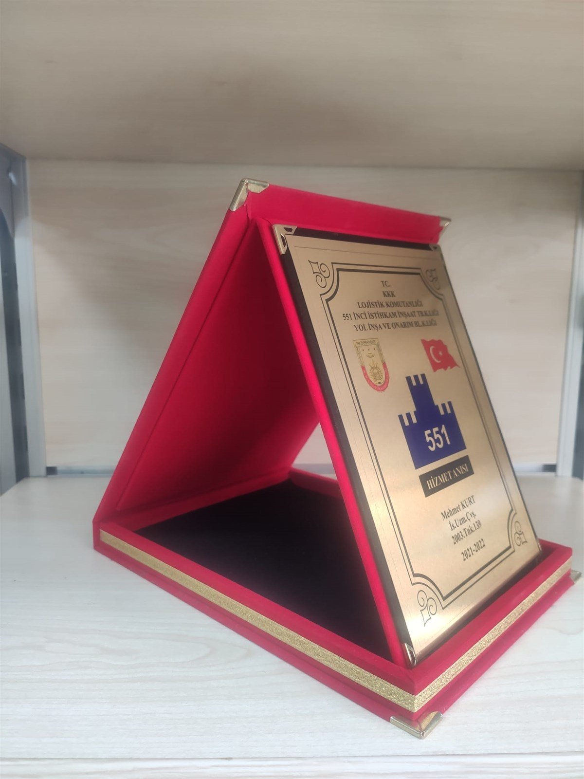 Kara Kuvvetleri İstihkam Plaket Büyük Boy
