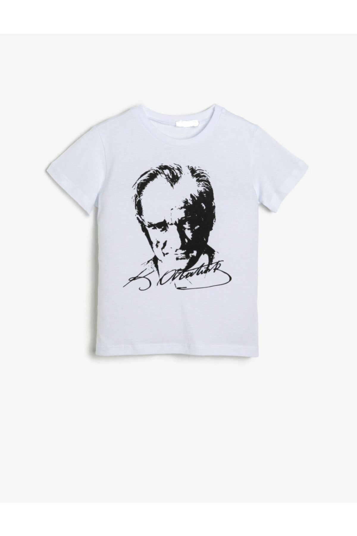 UNİSEX COCUK ATATÜRK BASKILI T-SHİRT