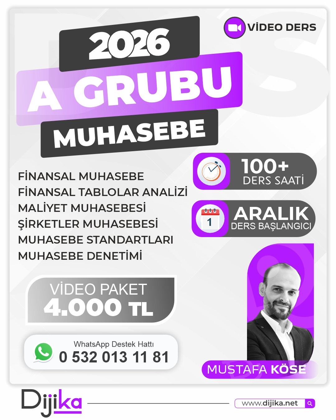 2026 A GRUBU MUHASEBE | VİDEO DERS