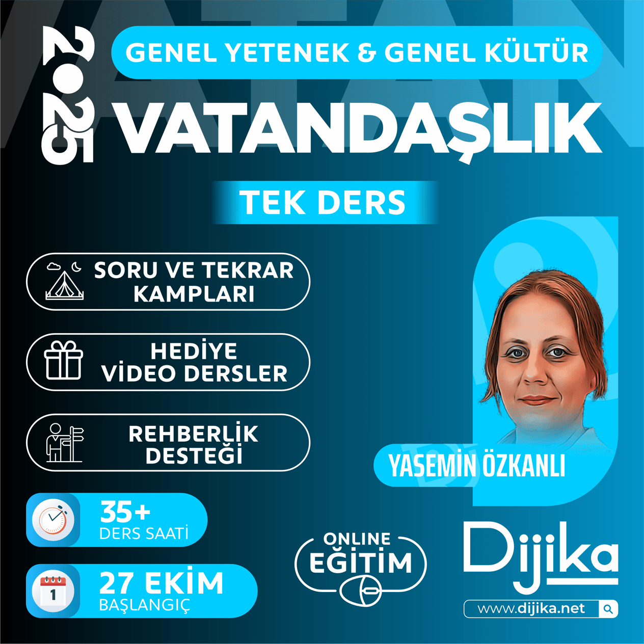 GENEL KÜLTÜR VATANDAŞLIK 2025 TEK DERS PAKETİ