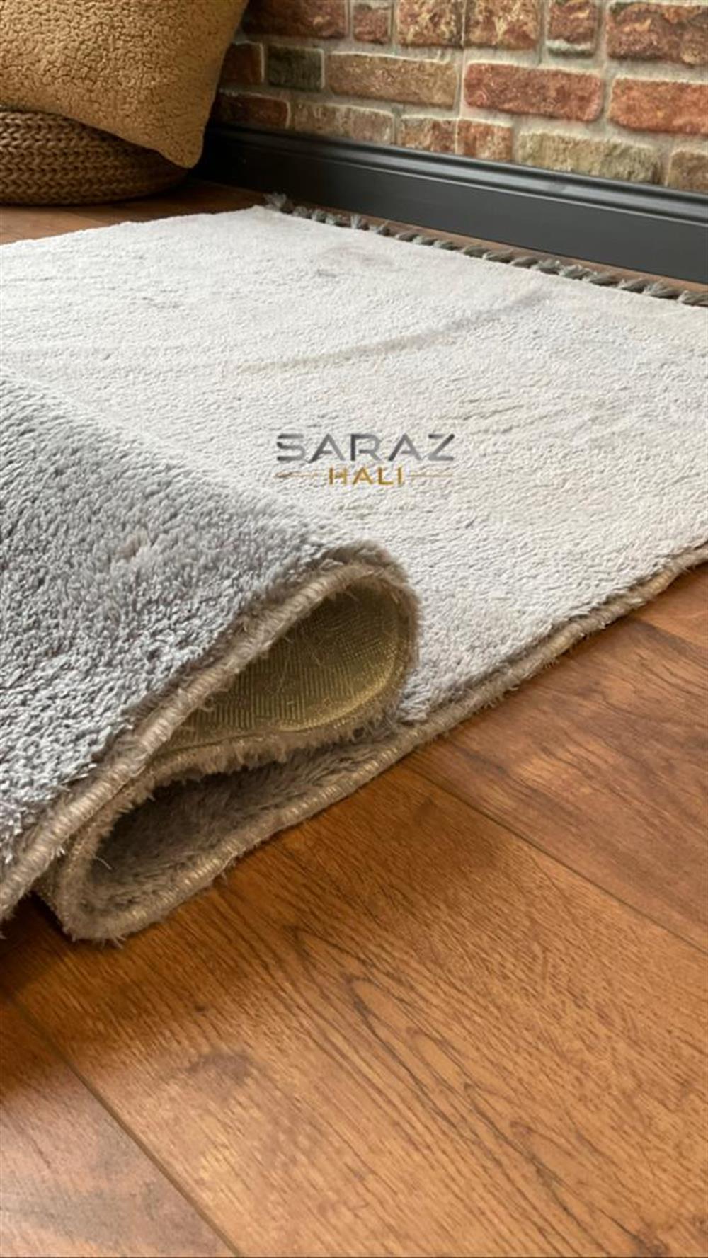 SARAZ HALISARAZ HALI Comfort Puffy Peluş Halı Gri