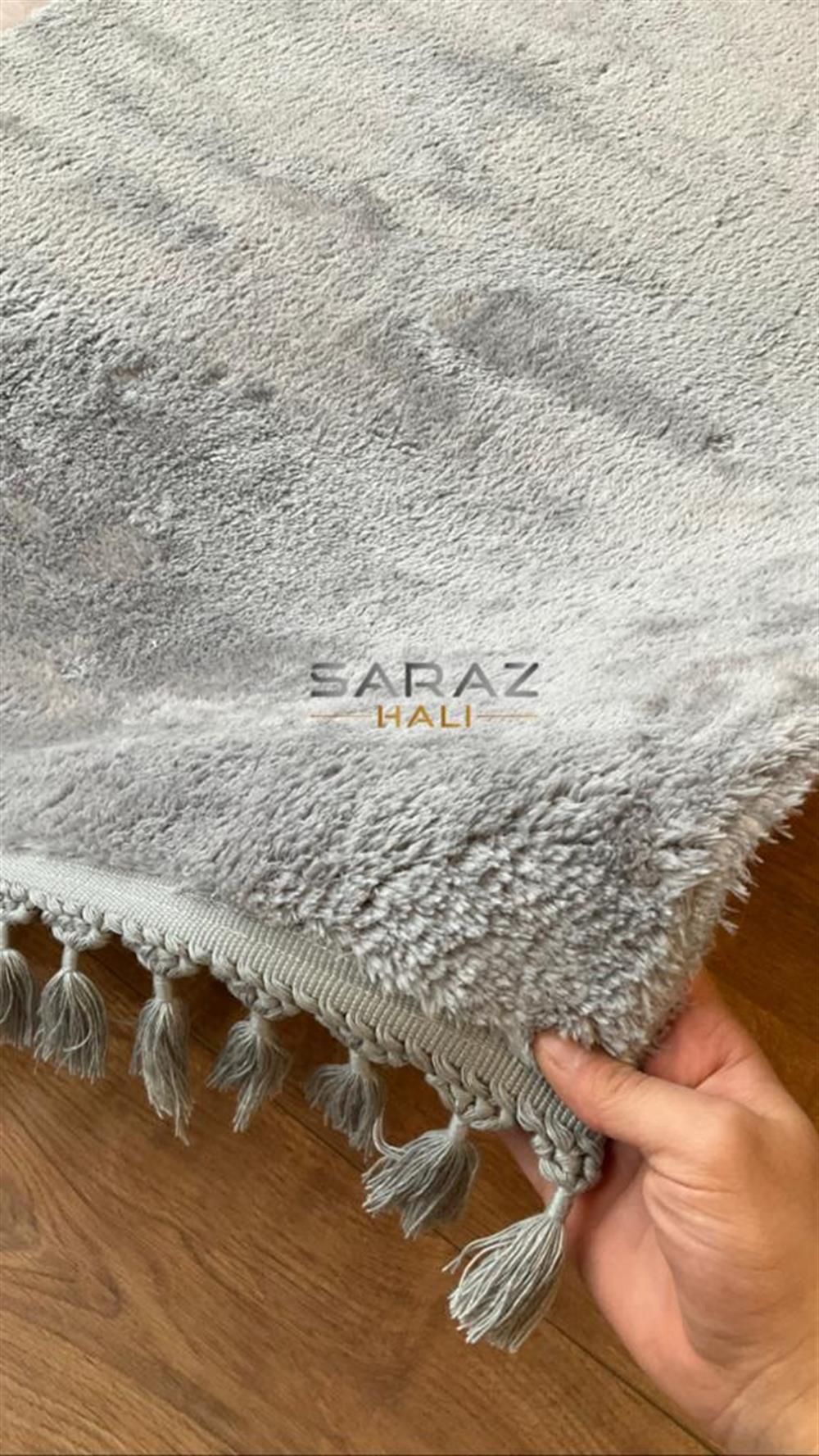 SARAZ HALISARAZ HALI Comfort Puffy Peluş Halı Gri