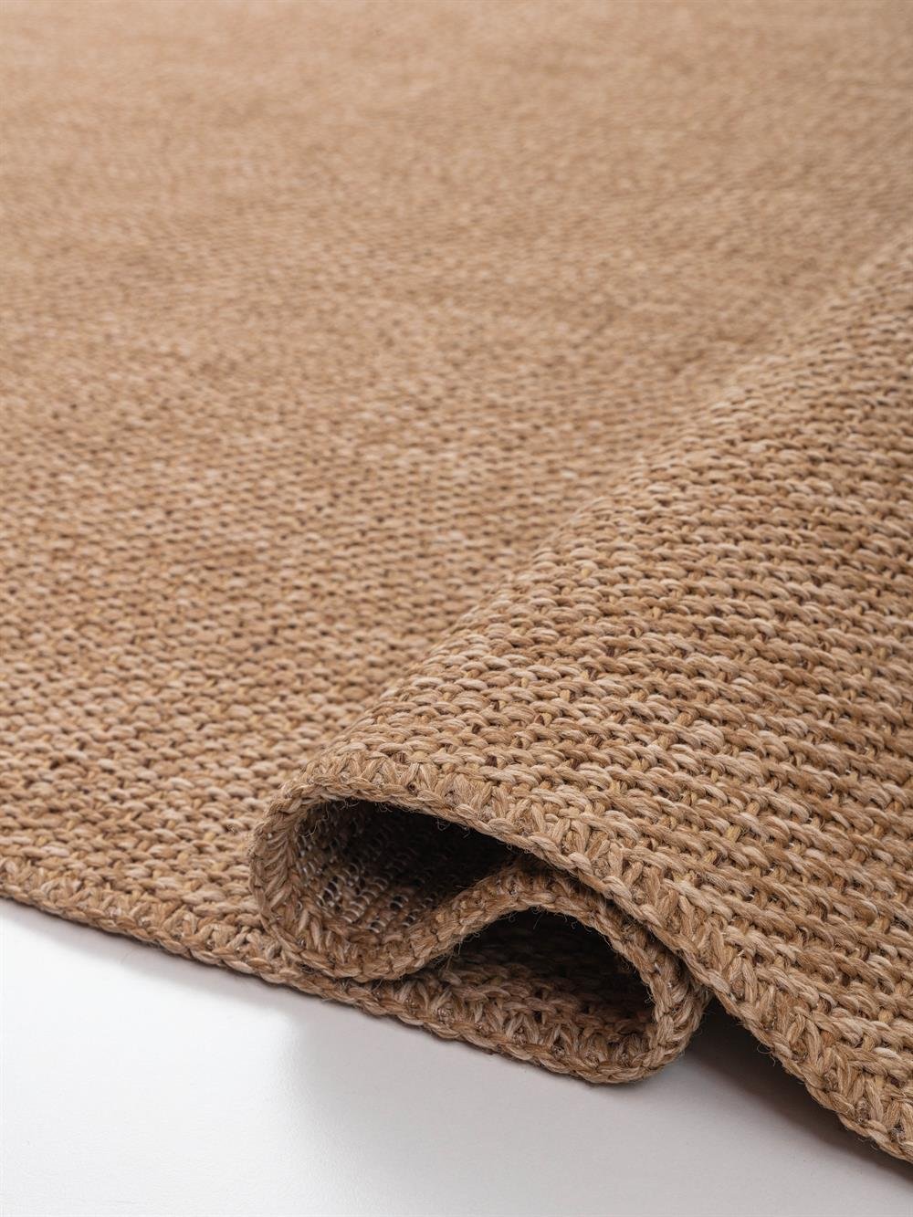 SARAZ HALI Saraz Halı SRZ-0604 Jüt Tabanlı Hasır Dokuma Örme Bohem Antialerjik Halı Kilim