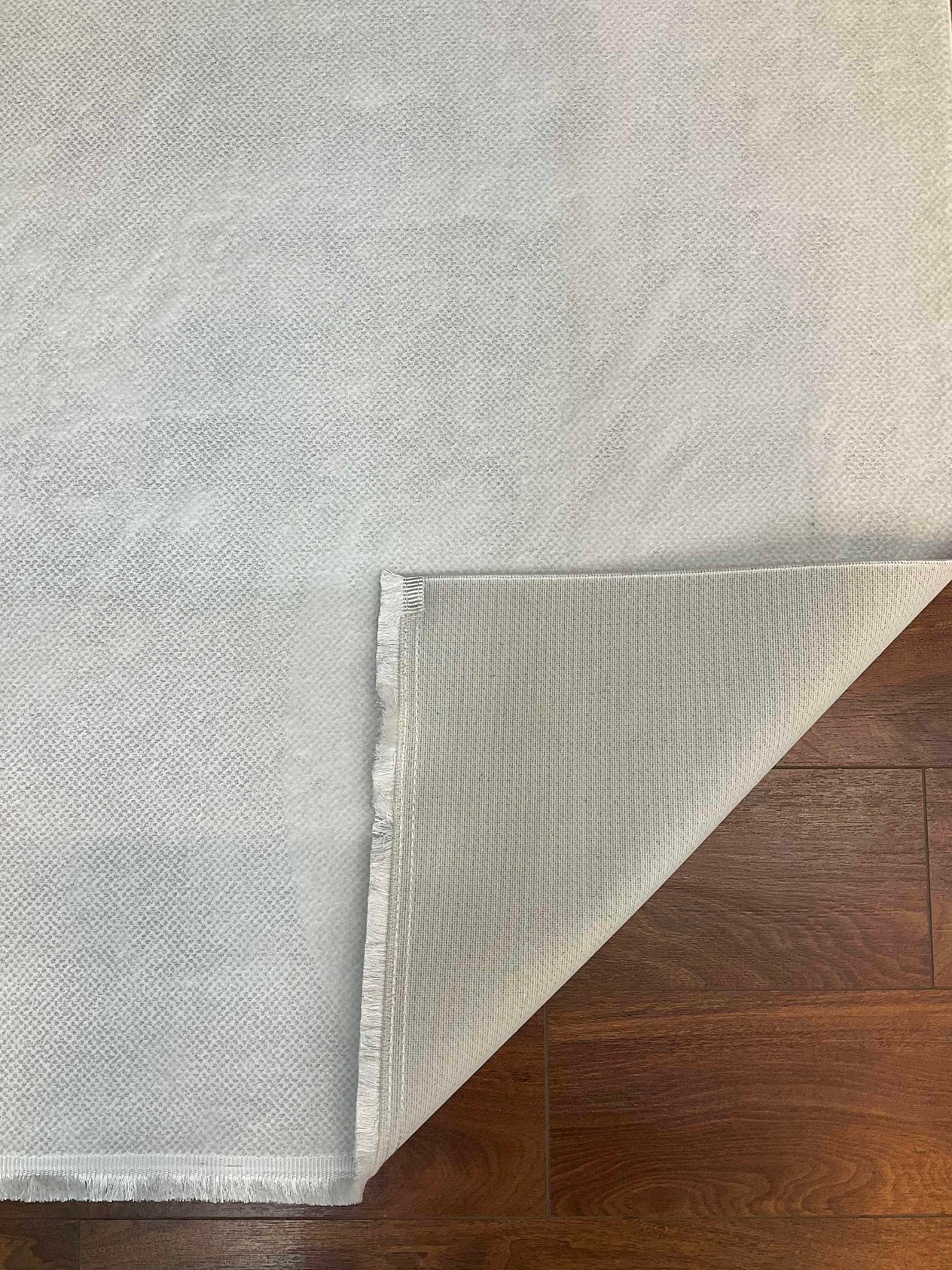 TİCİMAXSARAZ HALIPunto Tek Renk Beyaz Salon Halı Hav Vermez Mutfak Halı Etnik Desen Koridor Halı Kesme Yolluk