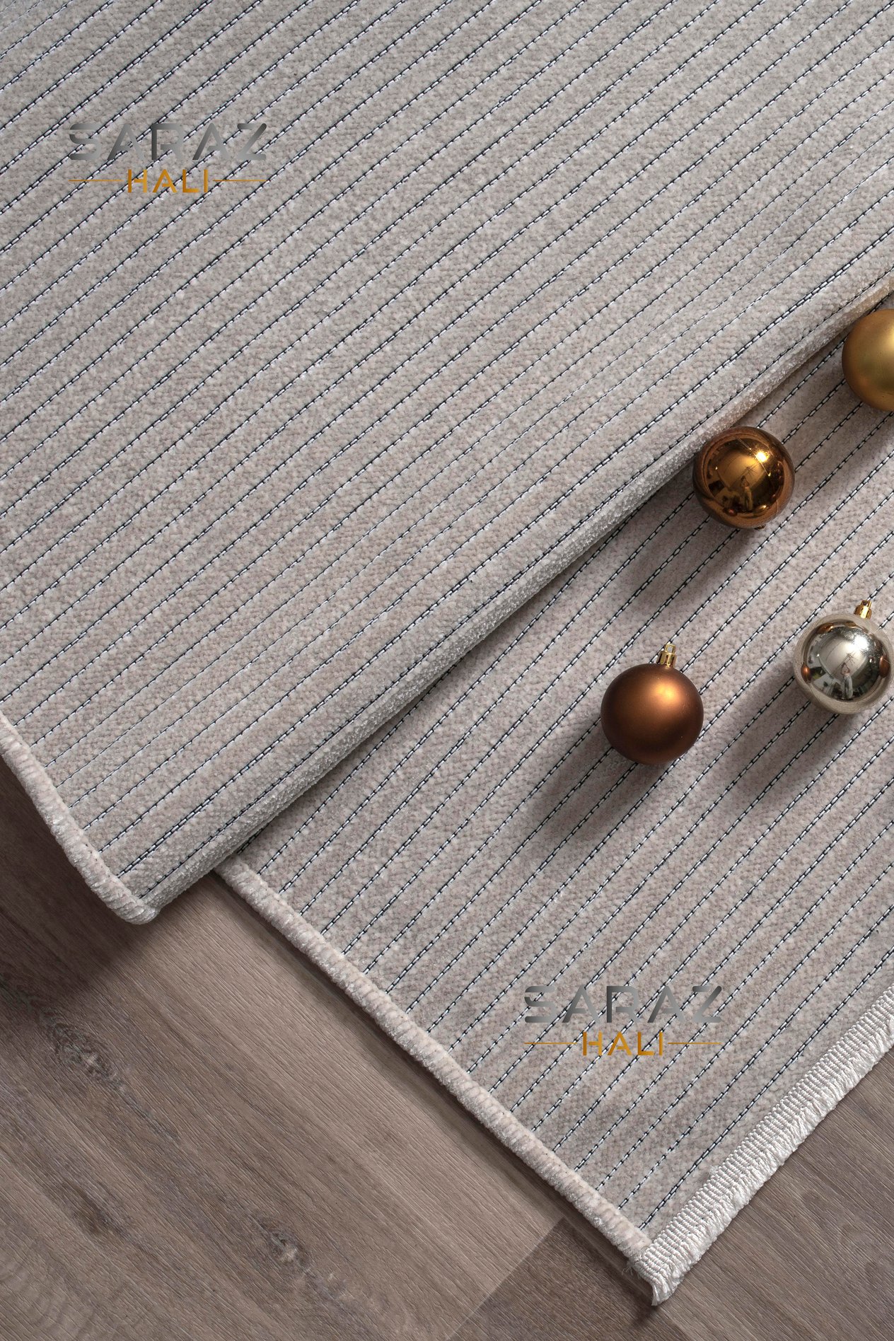 TİCİMAXSARAZ HALISaraz Halı Şönil Kilim Düz Desen Krem