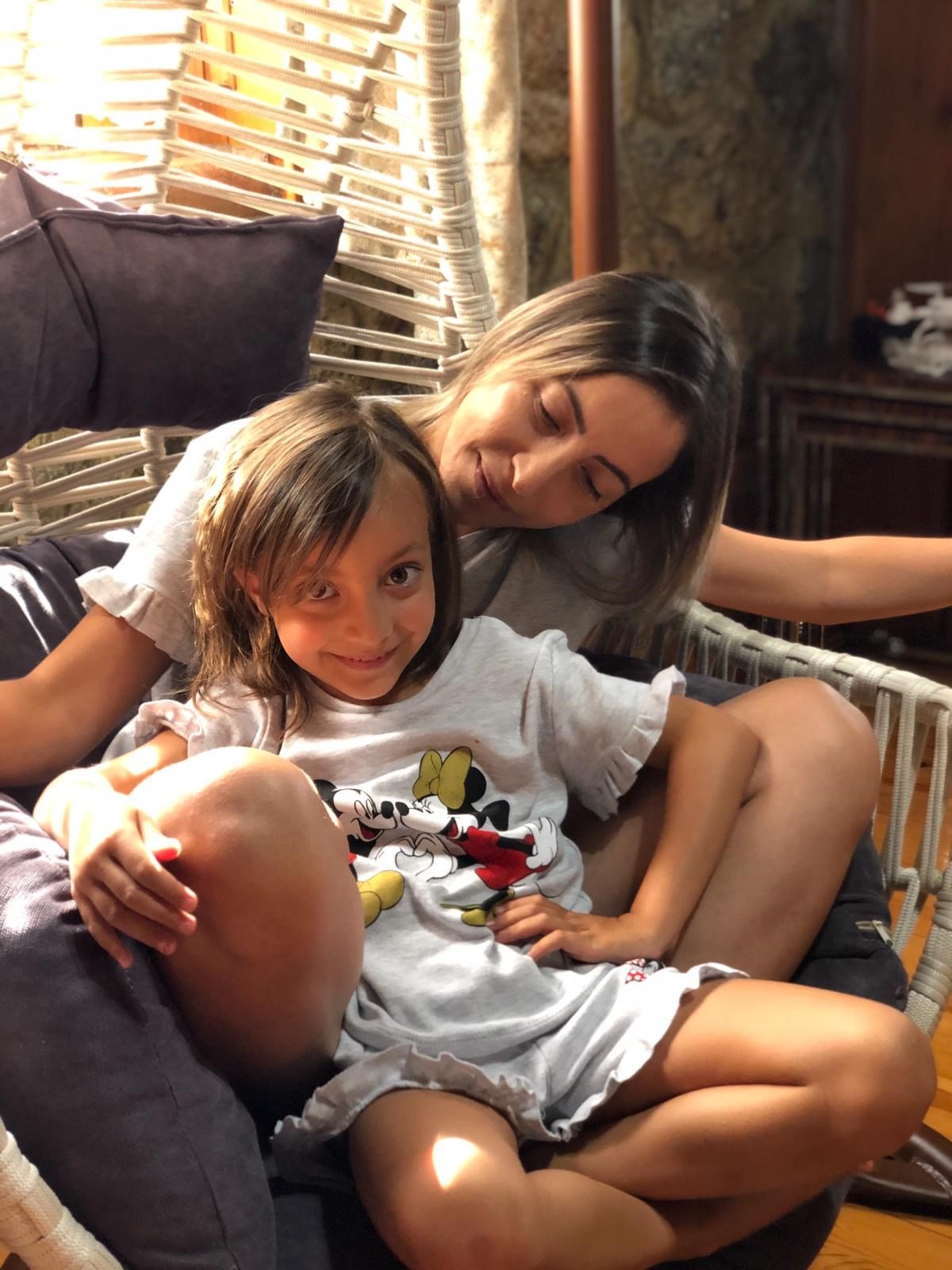 ﻿Anne Kız Pijama Takımı-Kız Çocuk Alt Üst Takım-Bebegimindolabinda.com