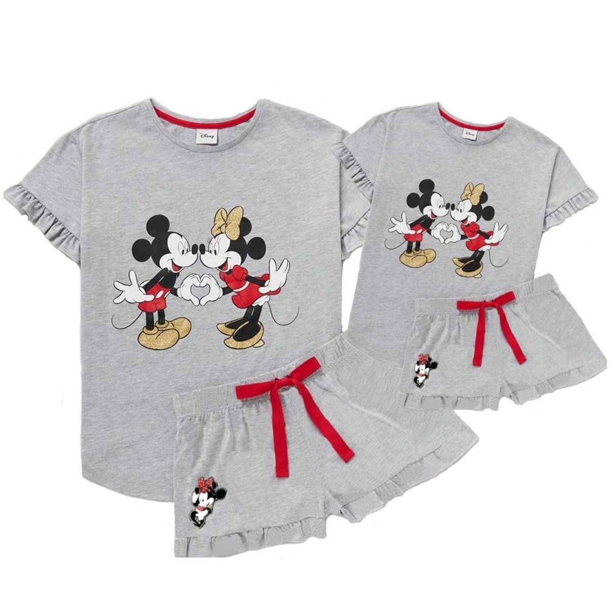 ﻿Anne Kız Pijama Takımı-Kız Çocuk Alt Üst Takım-Bebegimindolabinda.com