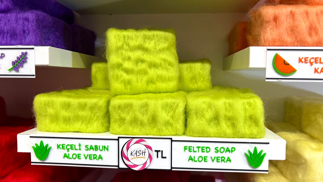 Keçeli Aloe Vera Sabun