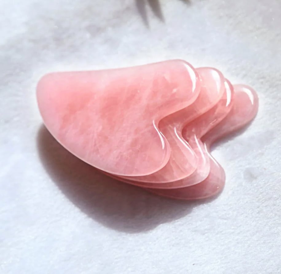 Pembe Kuvars Gua Sha