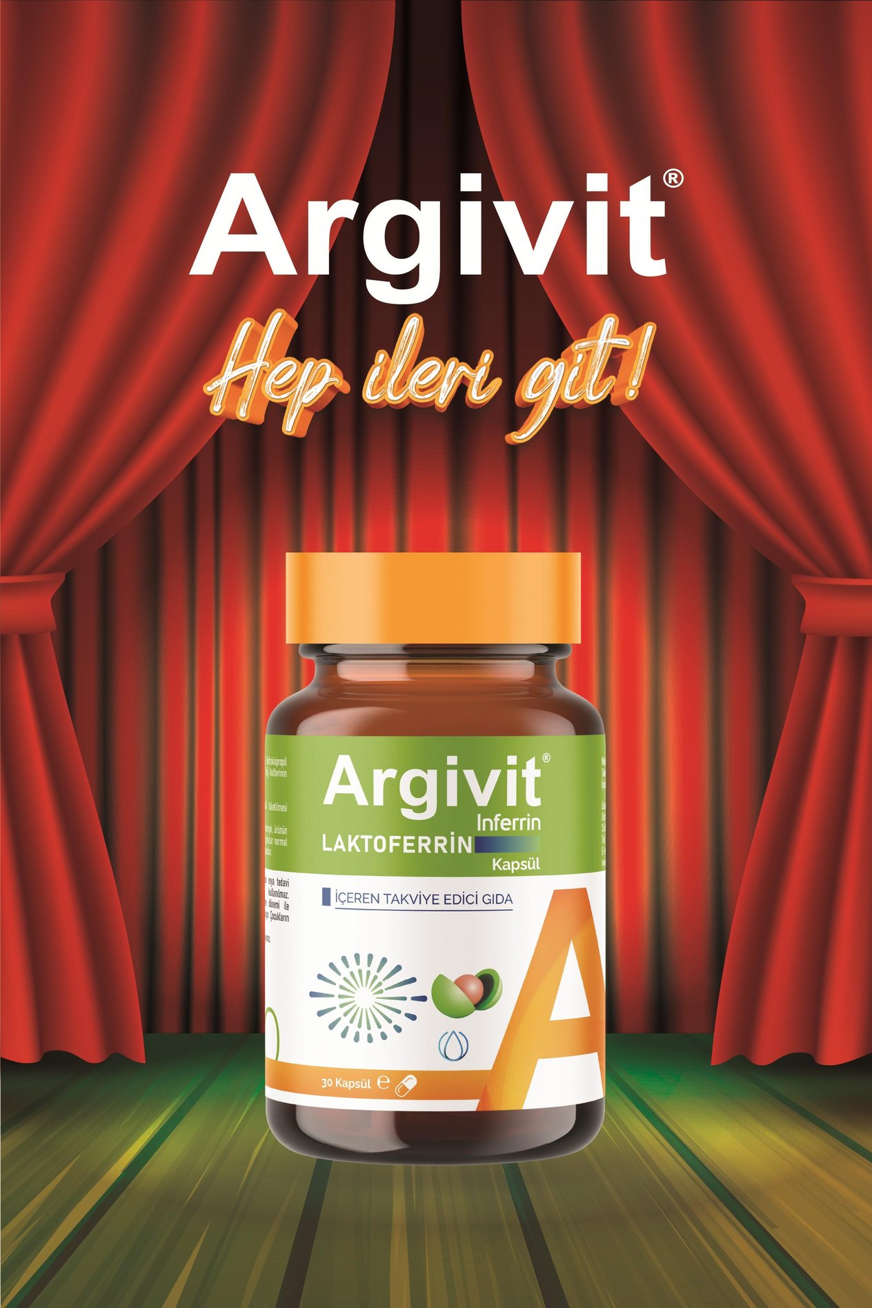 Argivit Lactoferrin-Inferrin Capsule 30 Tablets