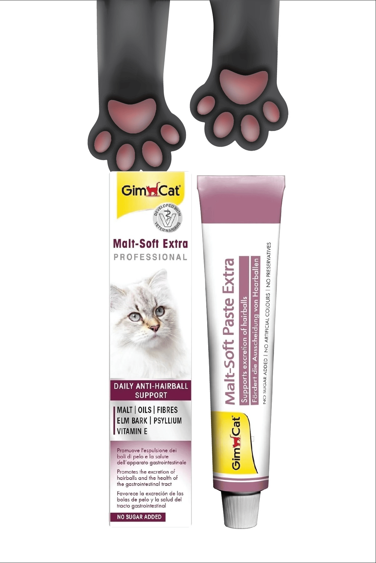 GimCat Malt-Soft Extra Tüy Yumağı Önleyici Kedi Macunu 20 Gr
