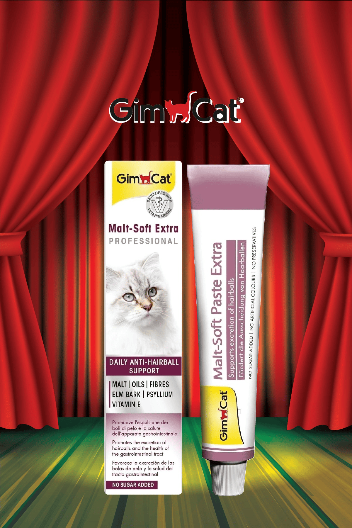 GimCat Malt-Soft Extra Tüy Yumağı Önleyici Kedi Macunu 20 Gr
