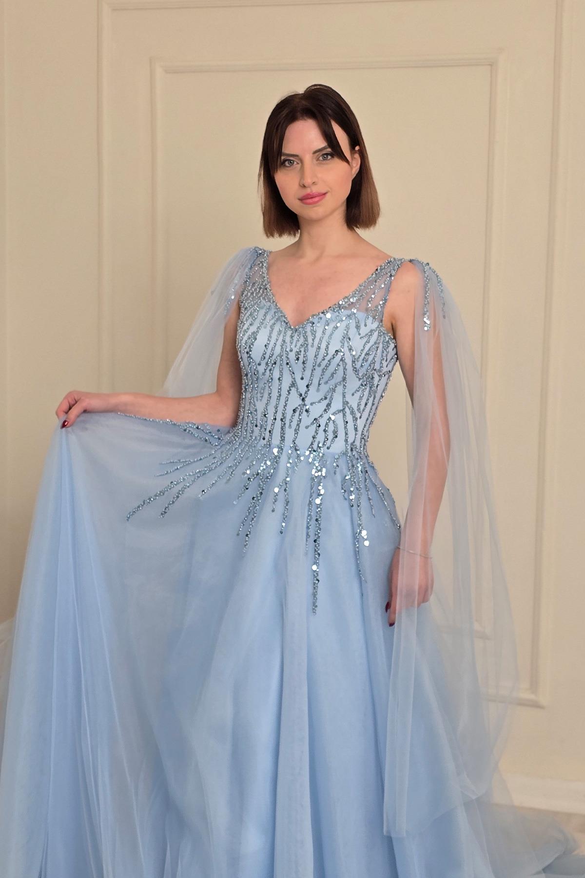 MIX-COLOR Özel Tasarım Abiye 4504