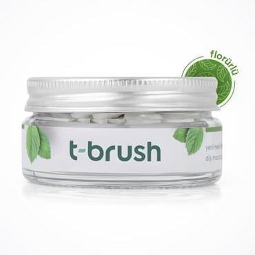 T-Brush Nane Aromalı Diş Macunu Tableti - Florürlü