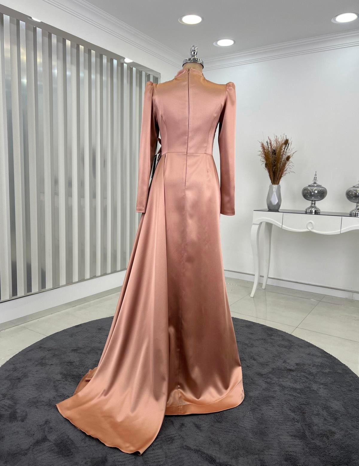 Yaprak Tesettür Abiye Rose