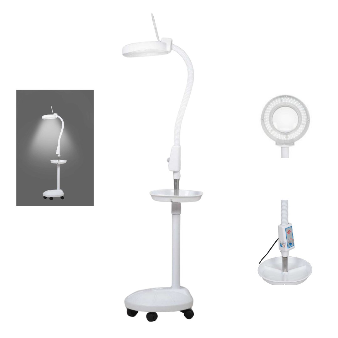Ayaklı Led  Işıklı Ayarlı  Büyüteçli Loop Lamba 