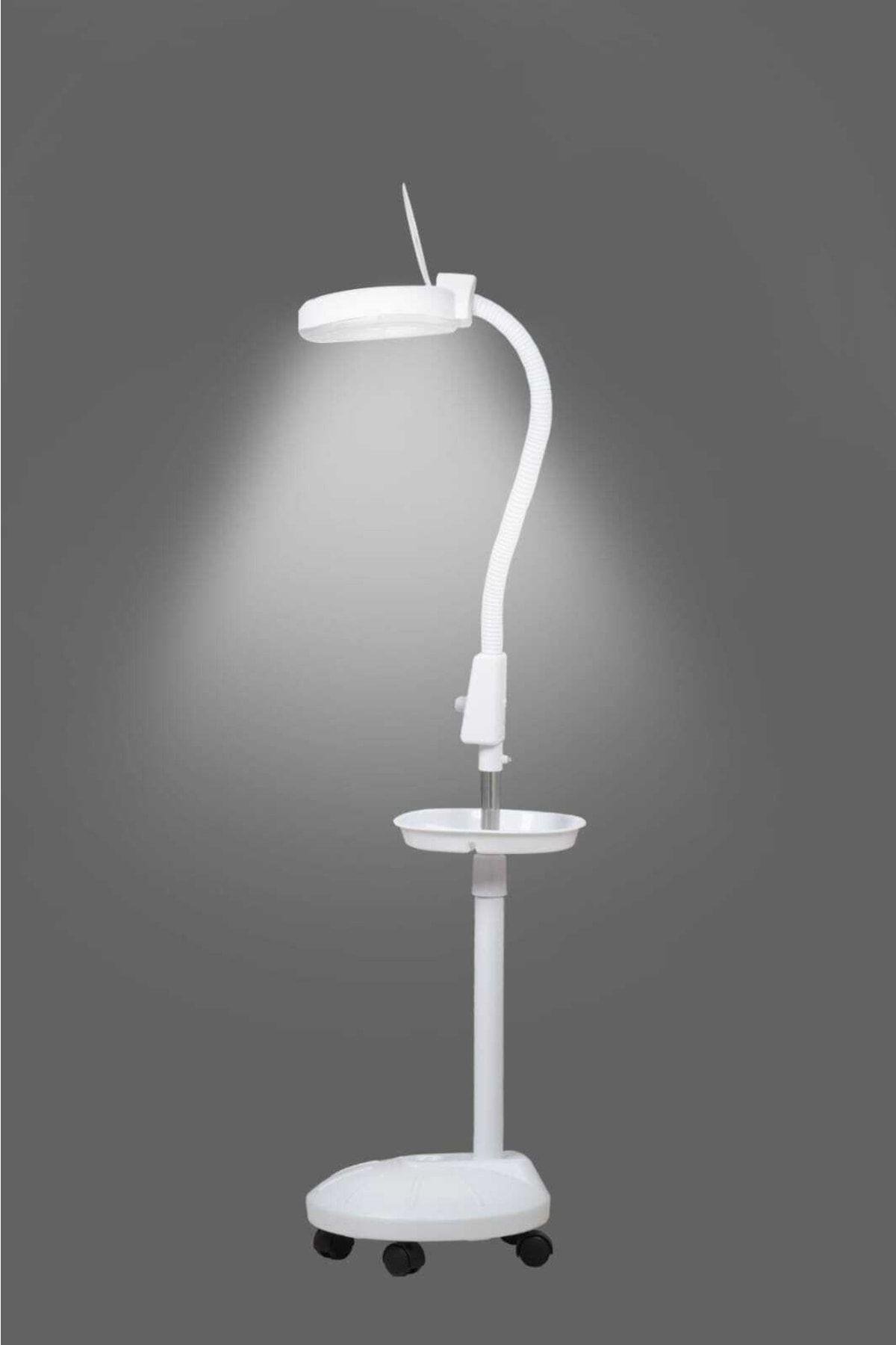 Ayaklı Led  Işıklı Ayarlı  Büyüteçli Loop Lamba 