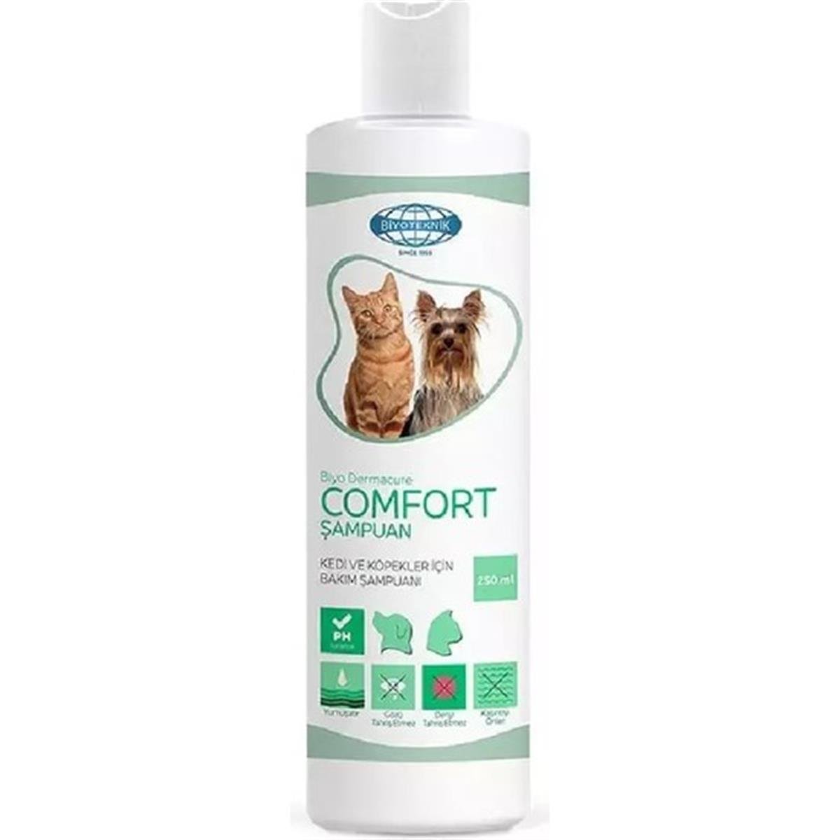 Biyo-Dermacure COMFORT 250 ml KEDİ VE KÖPEKLER İÇİN  BAKIM ŞAMPUANI