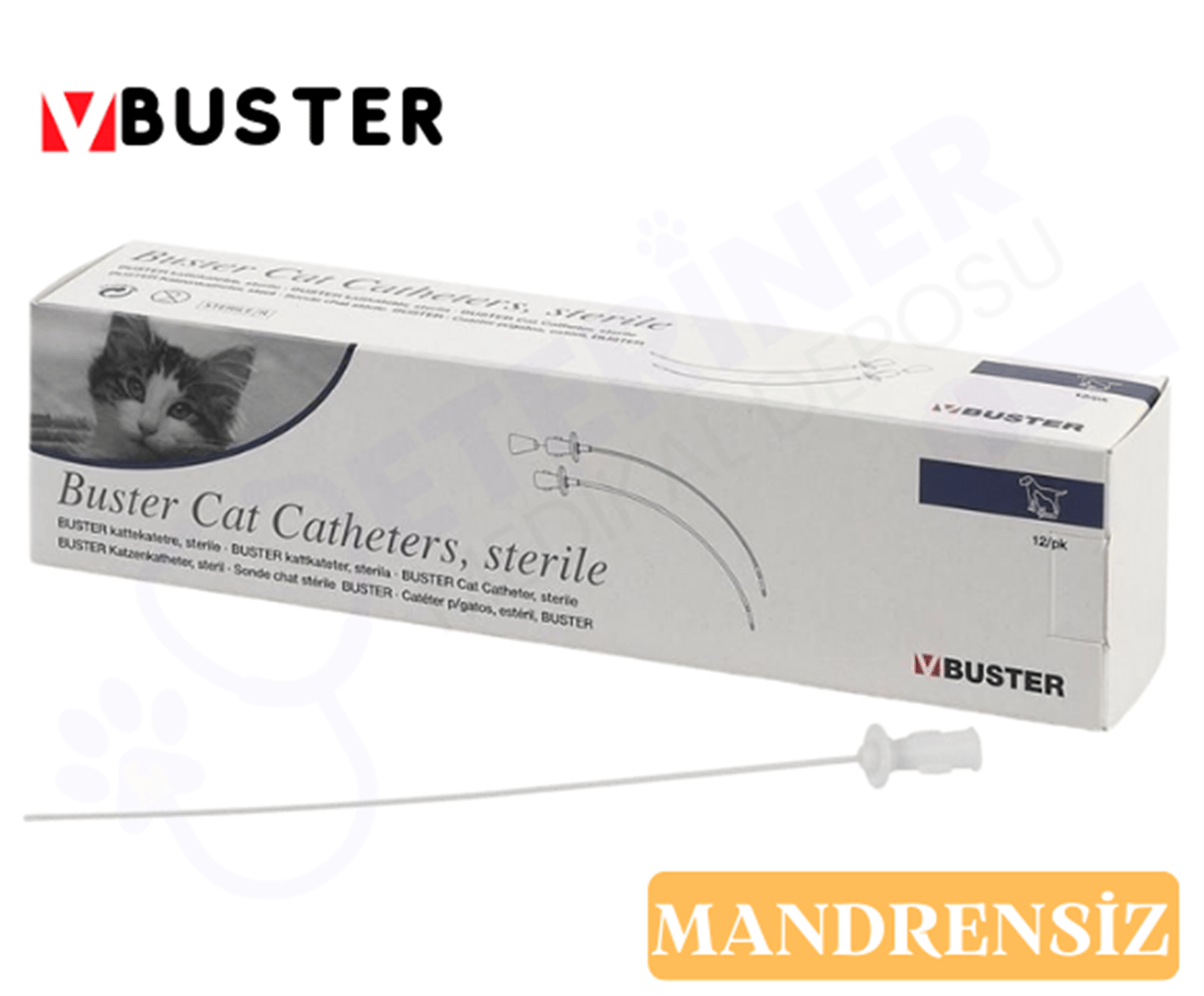 BUSTER Kedi İdrar Sondası  MANDRENSİZ