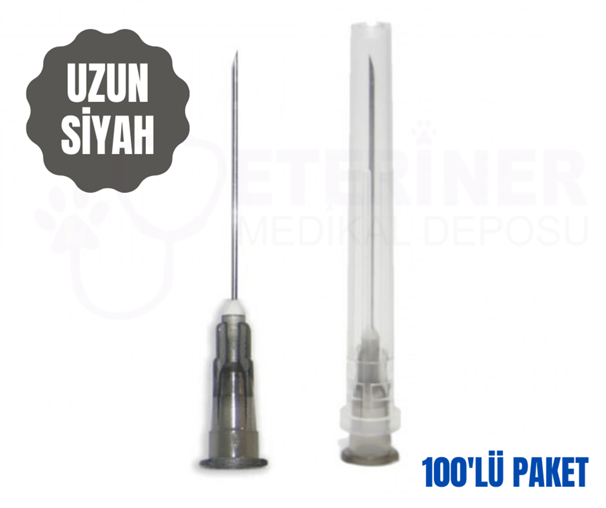 Enjektör Ucu Siyah 100'lü Paket