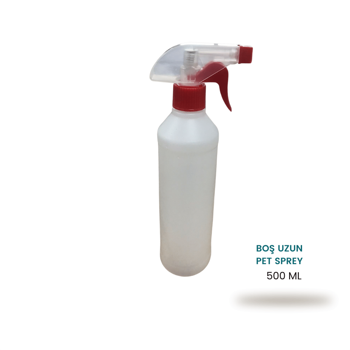 Plastik Boş 500 ml Ayarlanabilir Sprey Başlıklı  Uzun Şişe