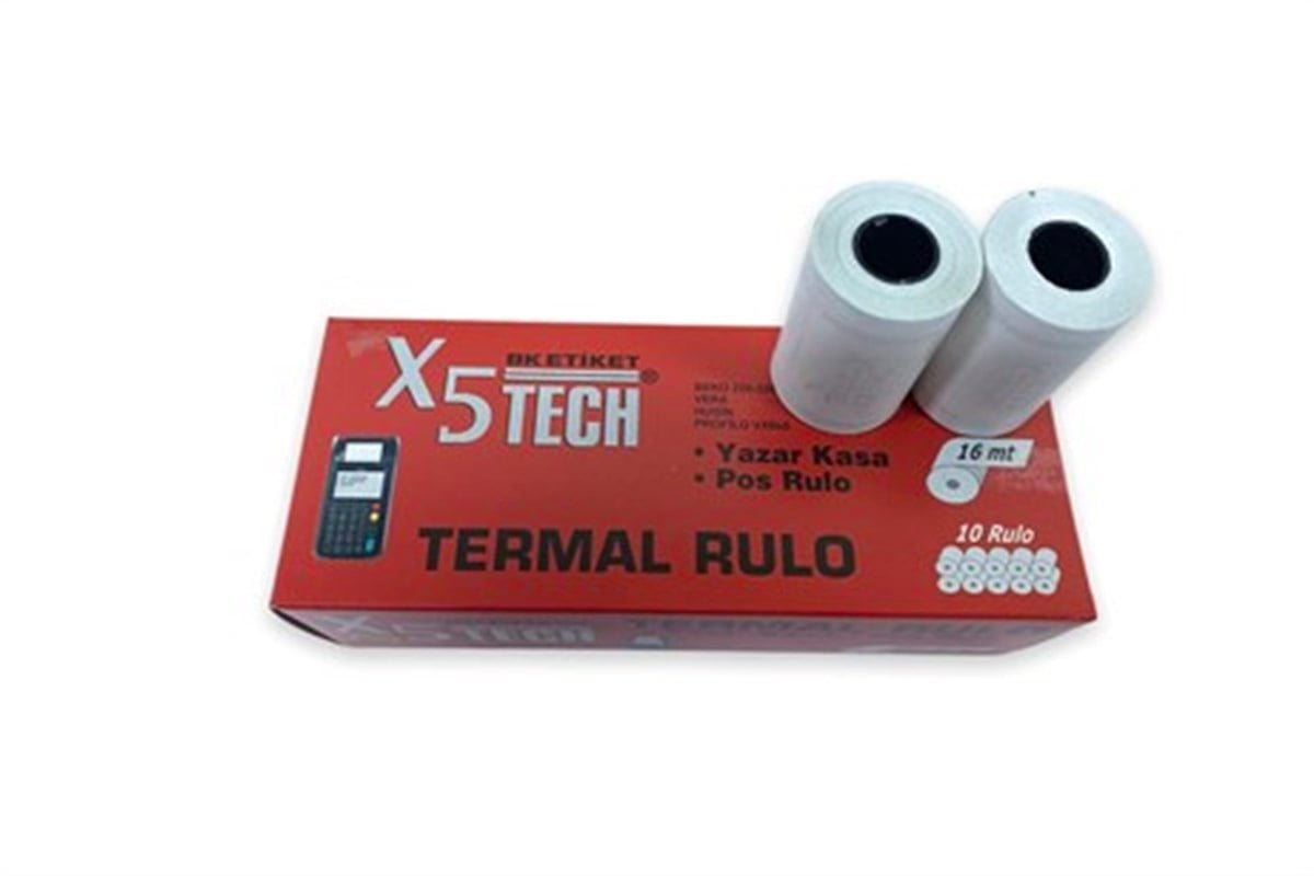 X5 Tech Termal Rulo 56 x 16 mm