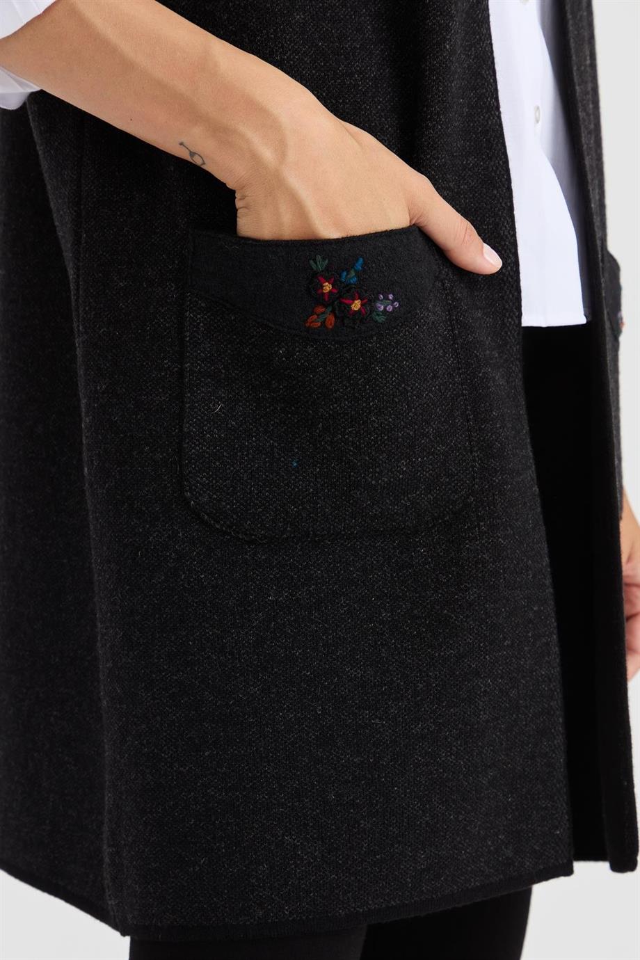 23115-2K4 DESEN YELEKSİYAH