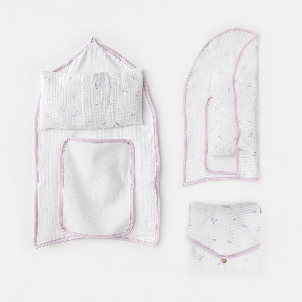 ANW-AC25583Kız Bebek Alt Açma Changing Mat Magical Butterfly Muslin