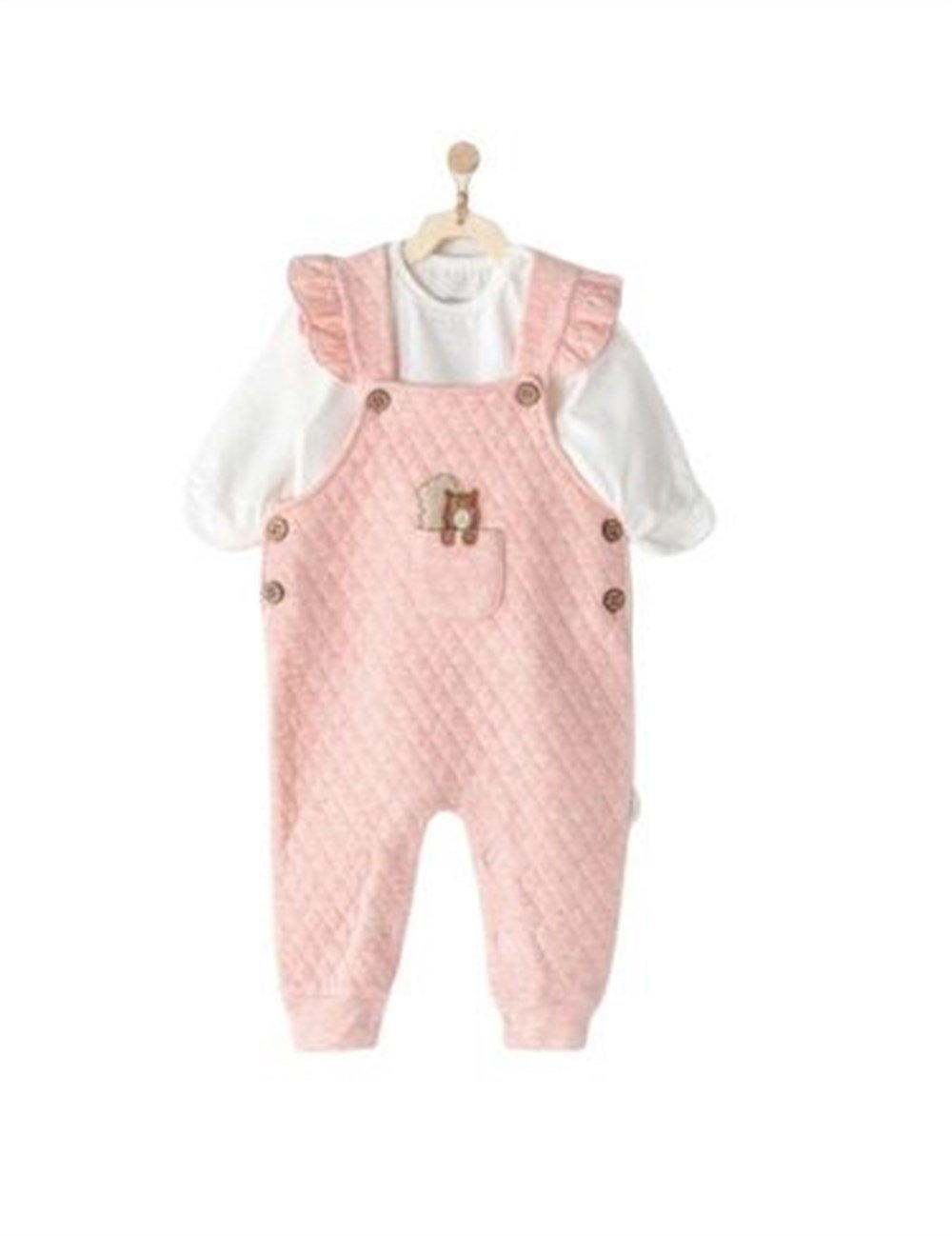 ANW-AC23328Andywawa AC23328 Bebek Salopet Takım Jumpsuit Set Squirrels In The Forest