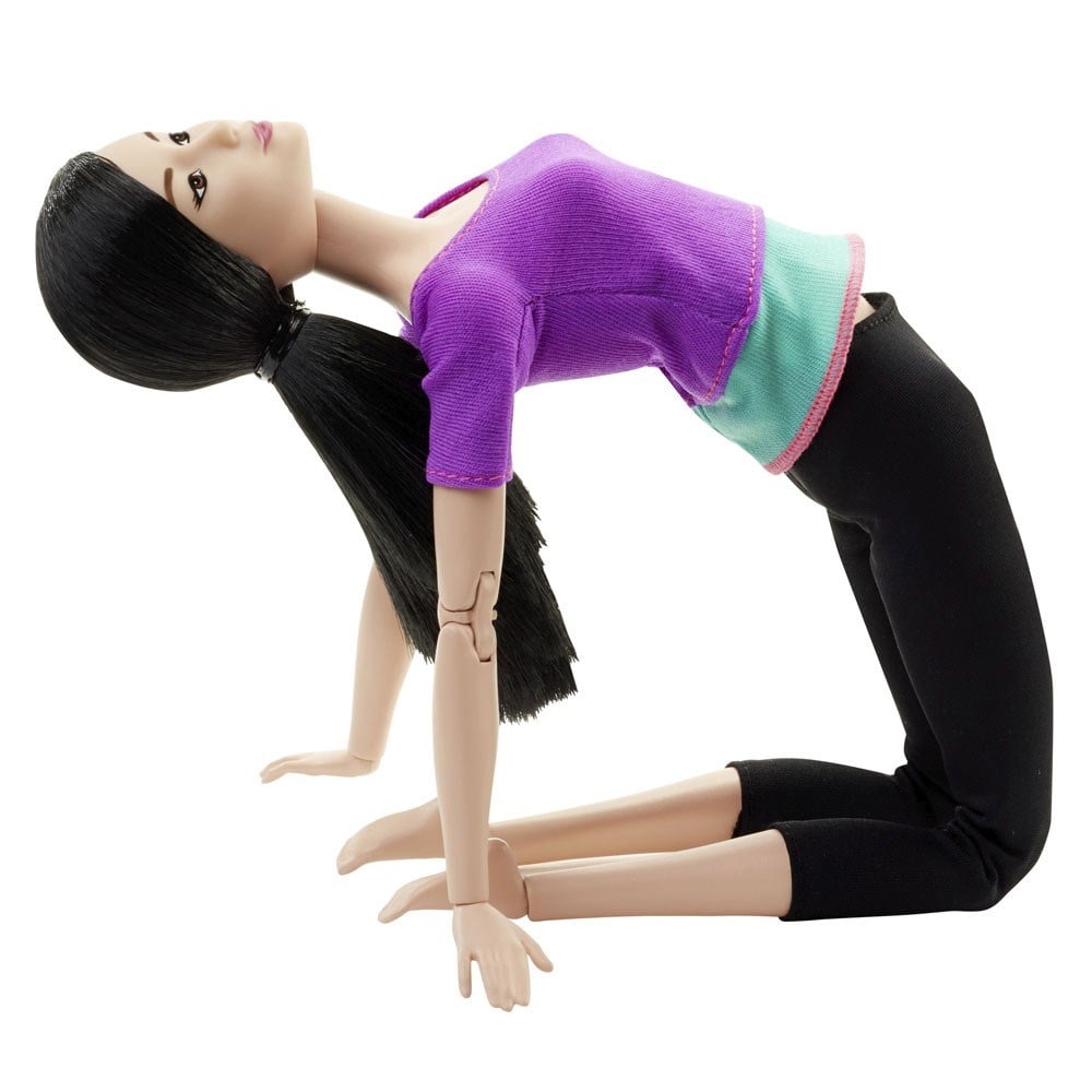 Barbie Sonsuz Hareket Bebeği Siyah Saçlı