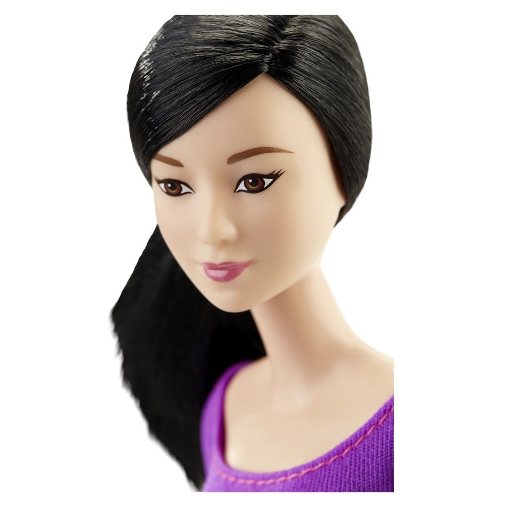 Barbie Sonsuz Hareket Bebeği Siyah Saçlı