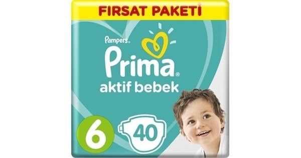 PRI-057Prima Aktif Bebek Bezi 40'lı 6 No