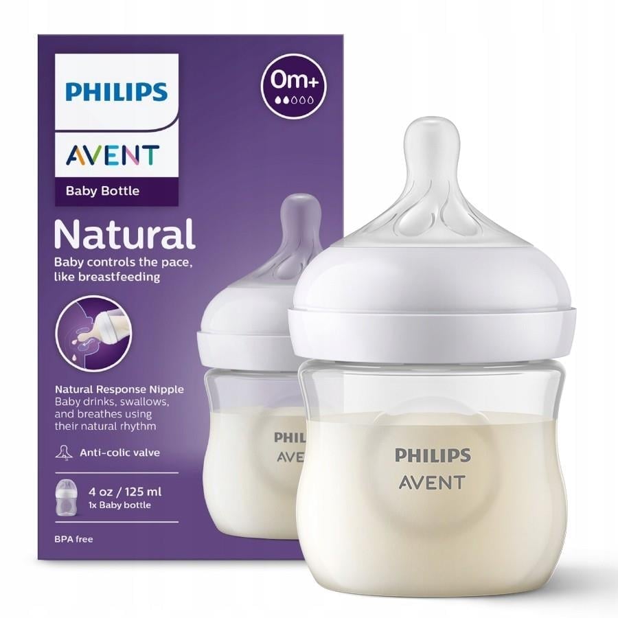 PAV-SCY900/01Philips Natural Response Doğal Tepkili PP Biberon 0 Ay 125 ml