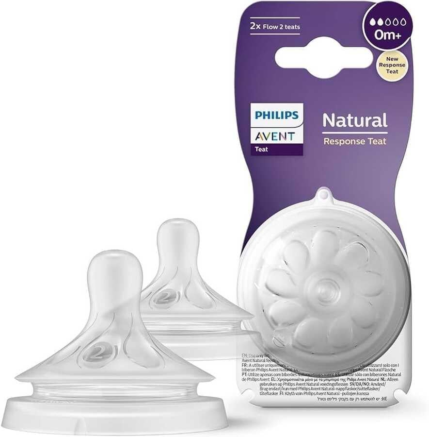 PAV-SCY962/02Philips Natural Response Doğal Tepkili 2'li Biberon Emziği 2 Numara